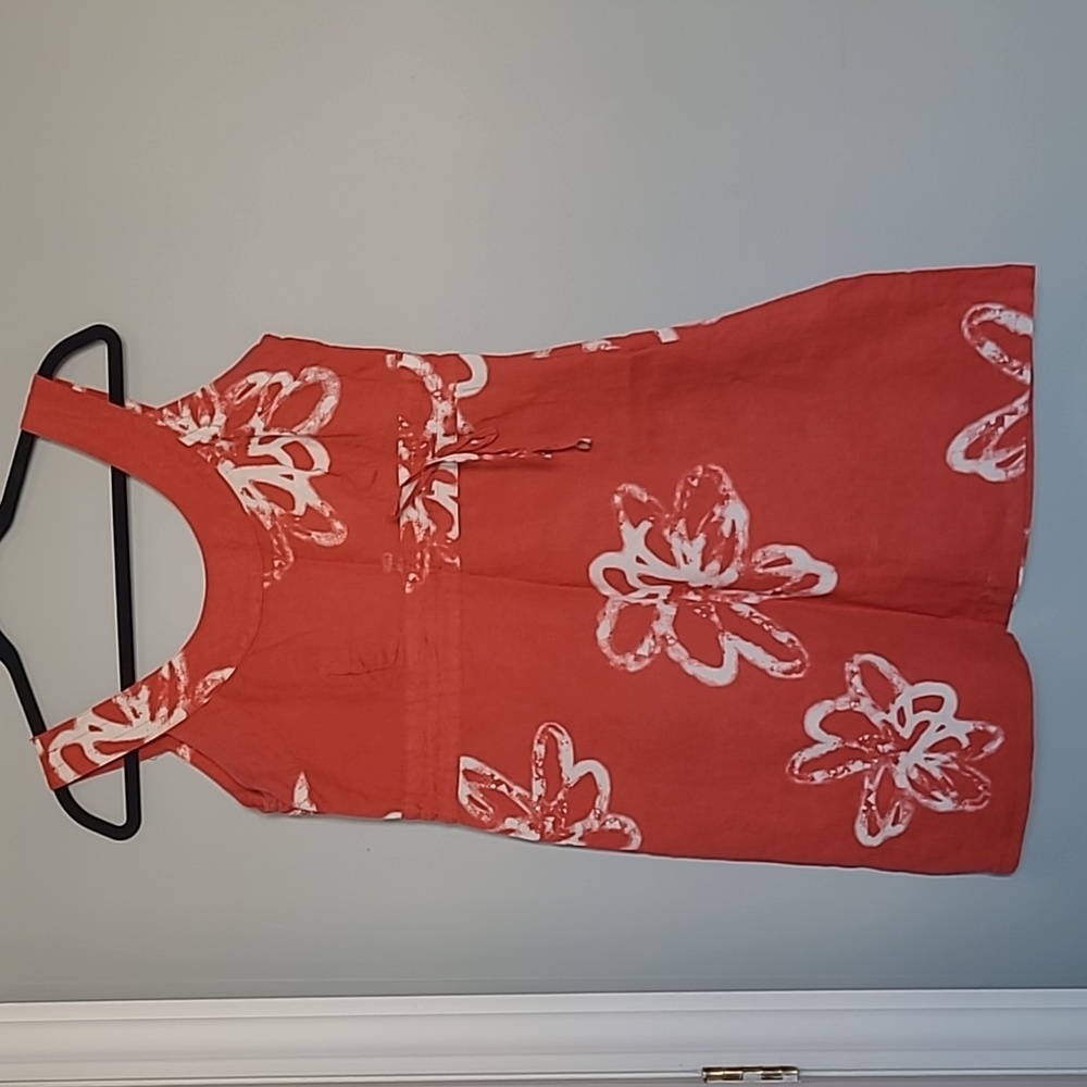 LOLE Size 8 Linen Blend Tank Dress